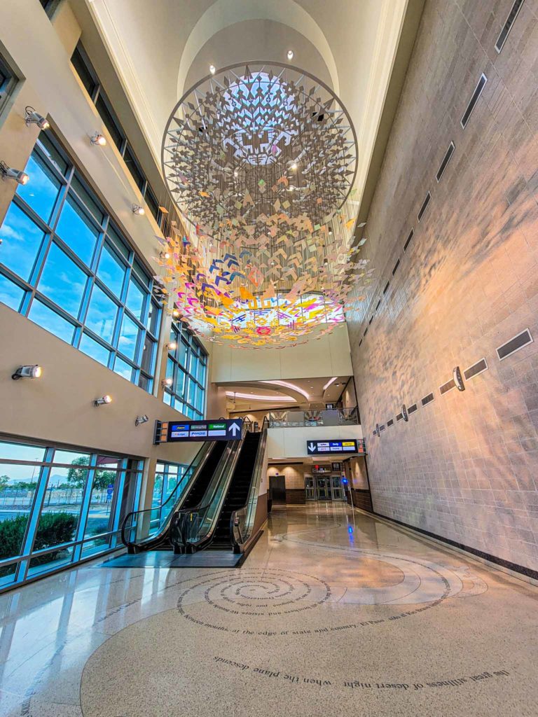 El Paso Texas Airport entryway