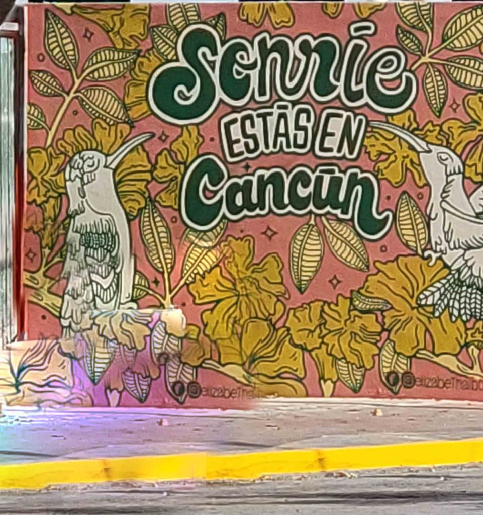 cancun airbnbs mural